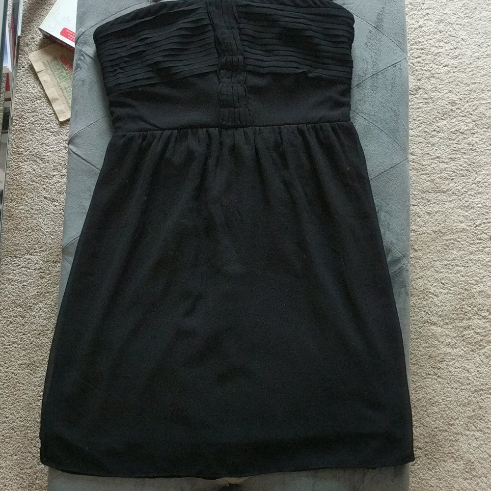 Black Strapless Dress